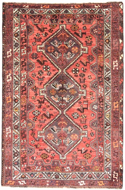 Orientteppich SHIRAZ 243x160, handgeknüpft, traditionelles Design