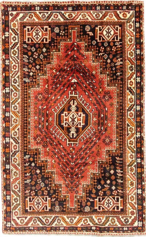 Orientteppich SHIRAZ 249x154 cm - Handgeknüpft, feines Muster