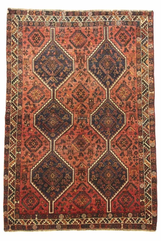 Orientteppich Shiraz 249x171 cm - Handgeknüpft, Traditionell
