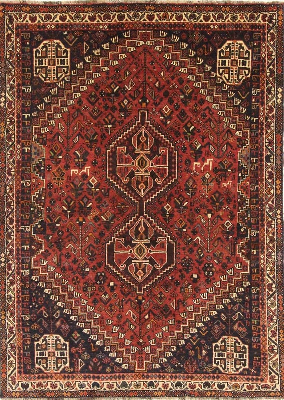 Orientteppich SHIRAZ 250x180 cm, handgeknüpft, orientalisches Muster