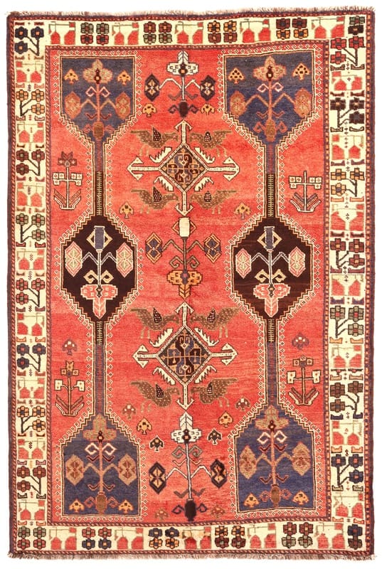 Orientteppich SHIRAZ 258x174 cm aus Wolle, handgeknüpft