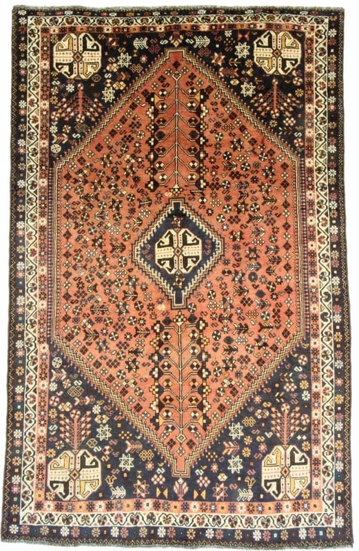 Orientteppich SHIRAZ 269x172, handgeknüpft, traditionelles Muster