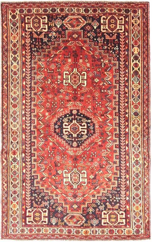 Orientteppich SHIRAZ 272x170 cm - handgeknüpft, traditionelles Design