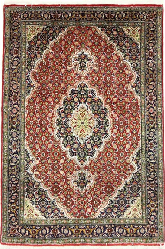 Orientteppich Tabriz 149x101 cm, 60 Raj, handgeknüpft, Perserteppich