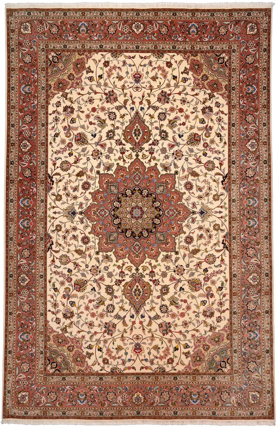 Orientteppich Täbriz 206 x 308cm - Handgeknüpft, Mahi Design