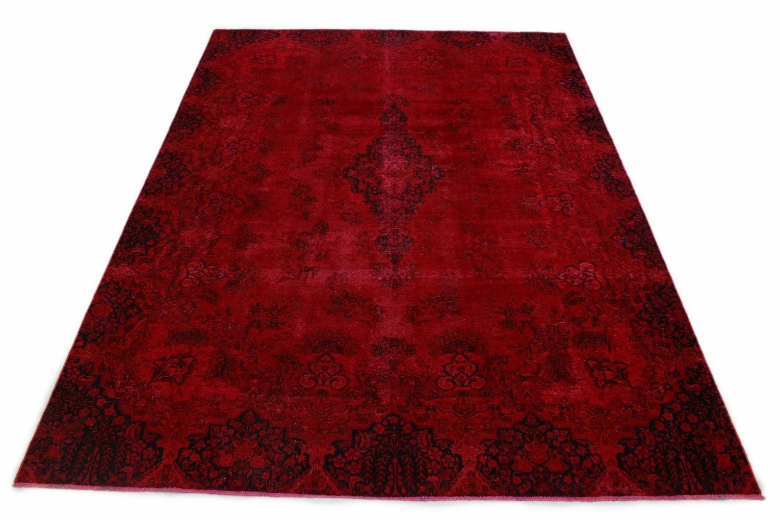 Orientteppich Vintage Rot 380x274 cm - Handgeknüpft, Unikat