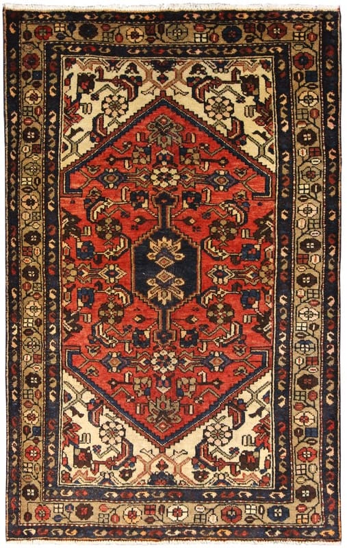 Orientteppich Zanjan 211x129 cm – Antik, handgeknüpft