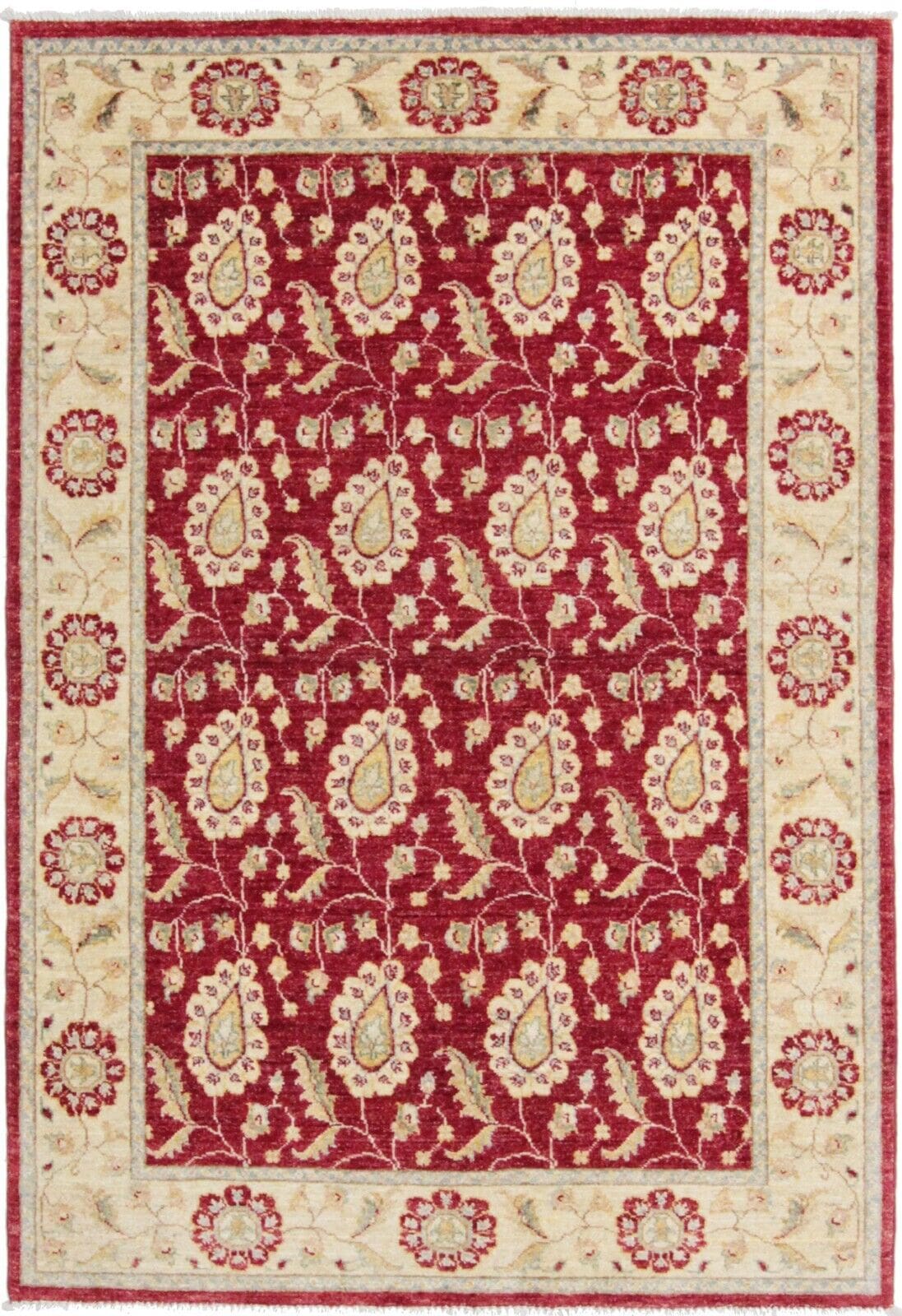 Original Pakistan Ziegler Teppich 174x121 cm, modern, handgeknüpft