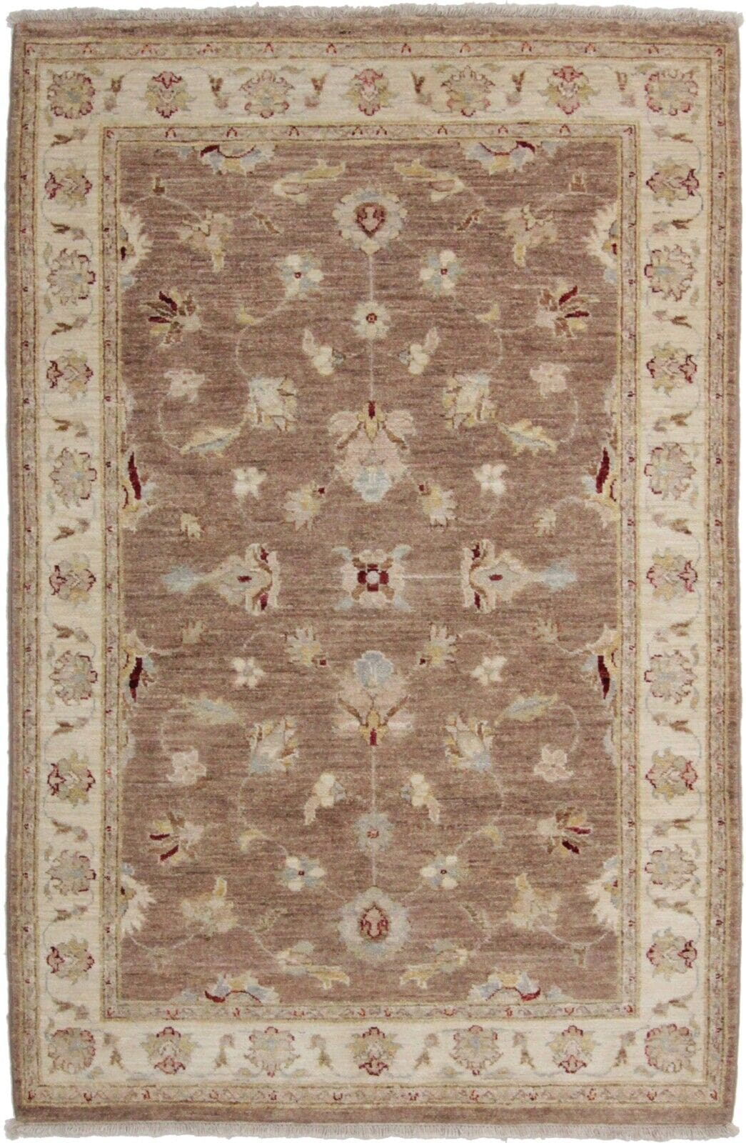Original Pakistan Ziegler Teppich 186x124 cm | Modern Style | handgeknüpft