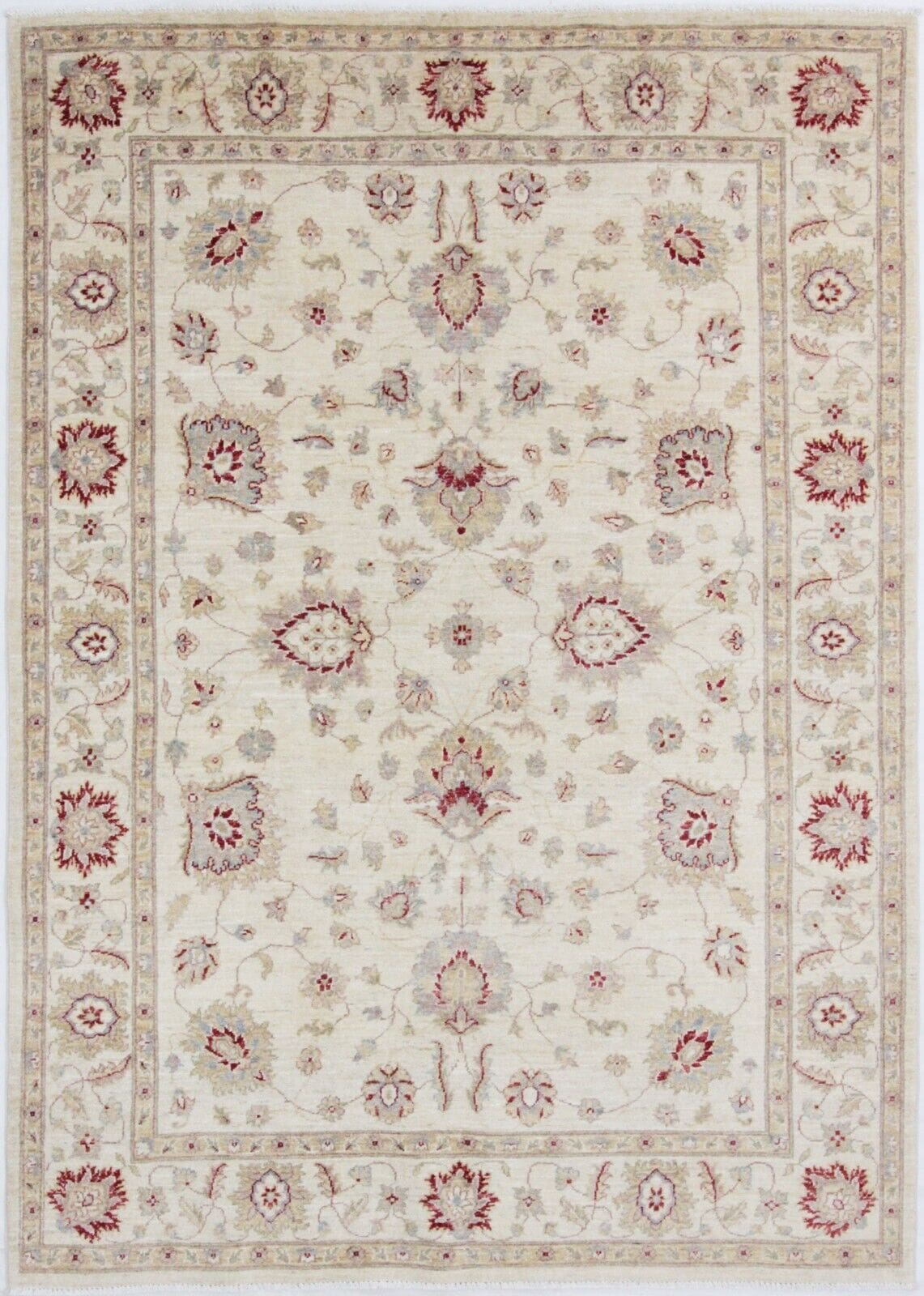 Original Pakistan Ziegler Teppich 243x174 cm Modern Style, handgeknüpft