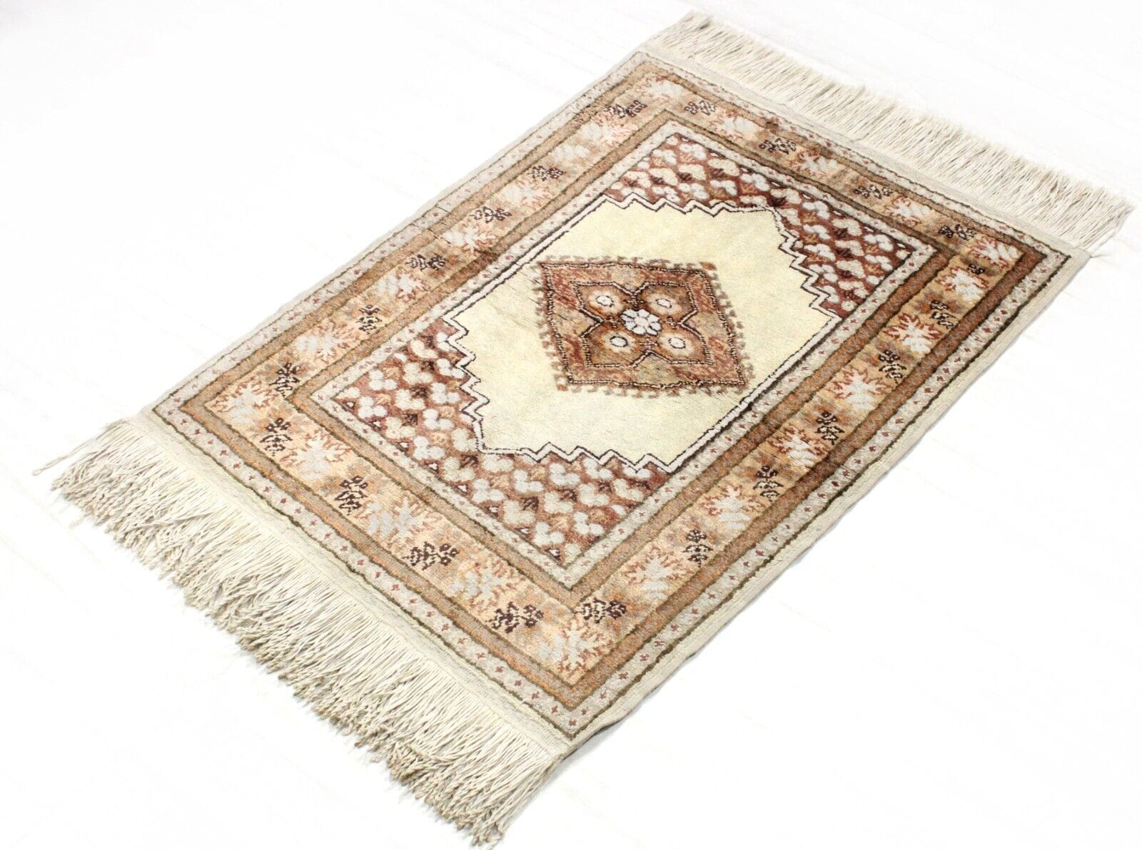 Original Türkischer Teppich 80x62 cm, handgeknüpft, Orientteppich