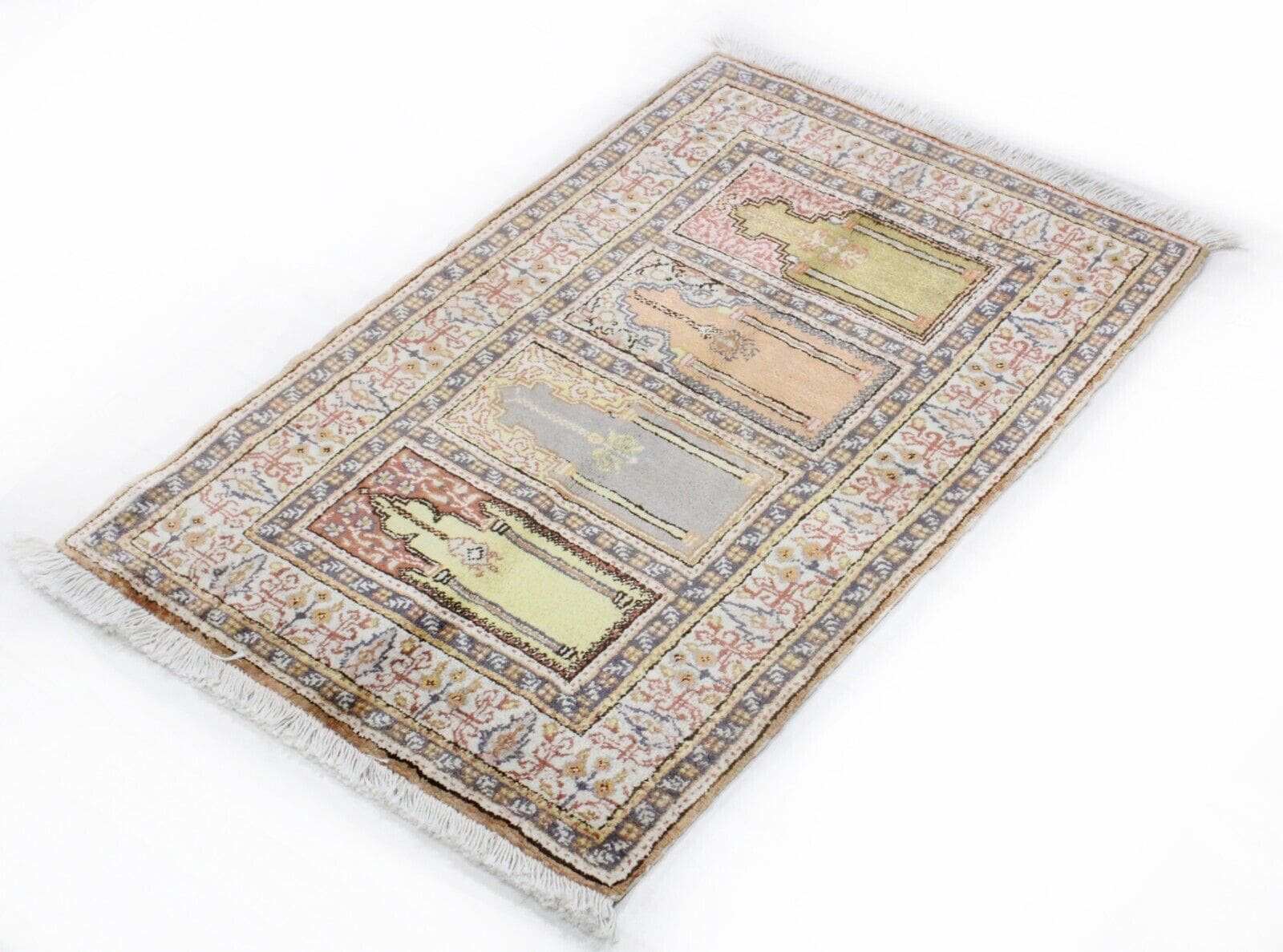 Original Türkischer Teppich 95x60 cm, handgeknüpft, Orientteppich