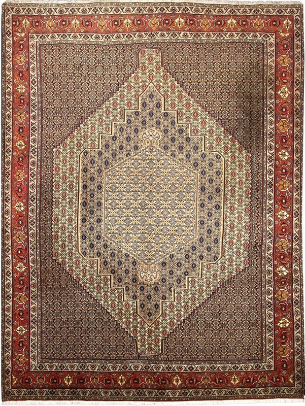 Robuster Bidjar Teppich 327x248 cm - Handgeknüpft Perserteppich