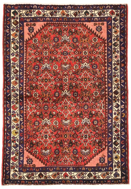 Rudbar Teppich 157x107 cm – Antik, Hamedan, handgeknüpft