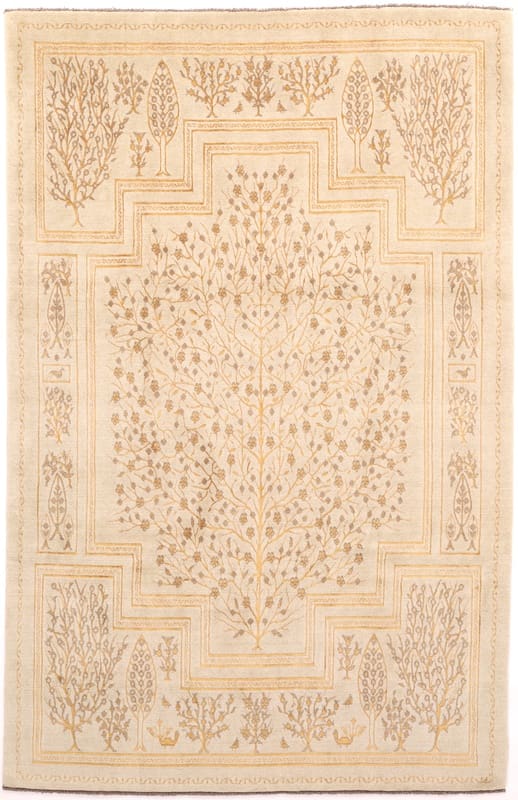 TeppichBazar Orientteppich 300x196 cm – Handgeknüpft, florale Eleganz