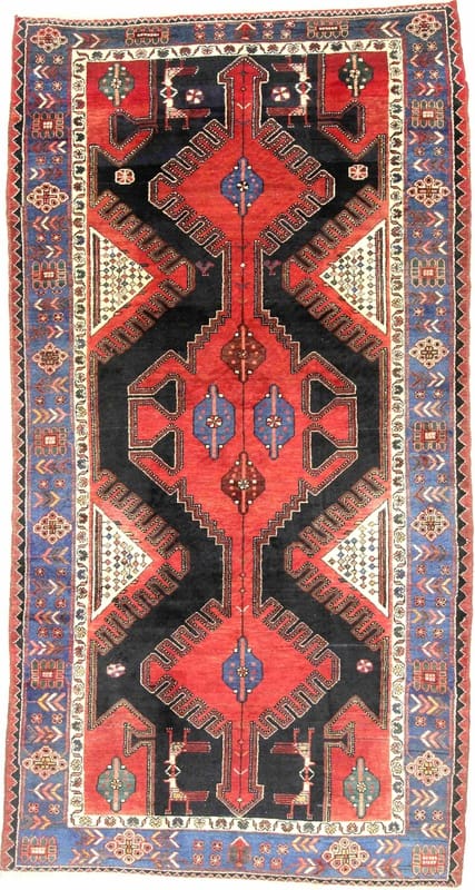 TeppichBazar Zaweh Orientteppich 302x158 cm – Nomadendesign handgeknüpft