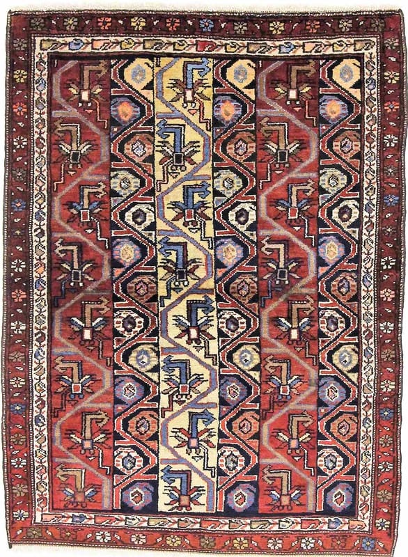 Rusi Orientteppich 151x111 cm, feine Knotung, handgeknüpft