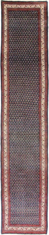 Sarough Mir Teppich 442x91 cm – Perserteppich, handgeknüpft