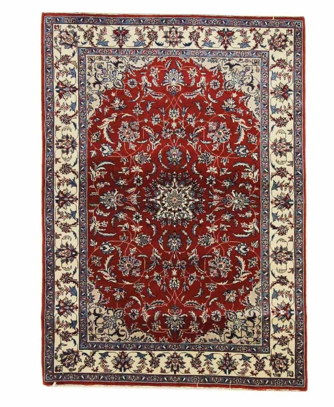 Sarough Teppich 183x130 cm, Antik, Handgeknüpft, Orientteppich