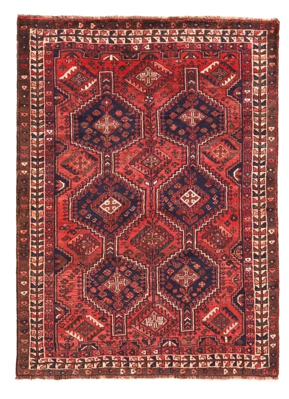 Schiraz Teppich 240x175 cm, handgeknüpft, Wolle, Orientteppich