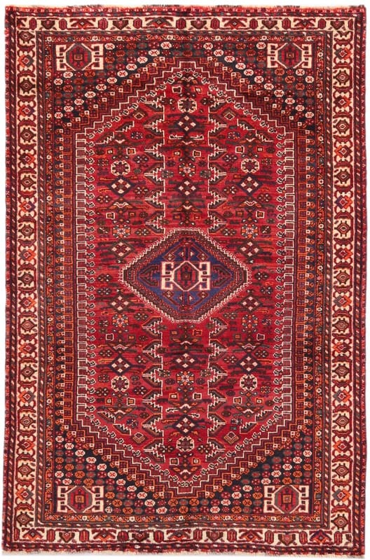 Schiraz Teppich 252x161 cm, Ghaschghai Design, handgeknüpft