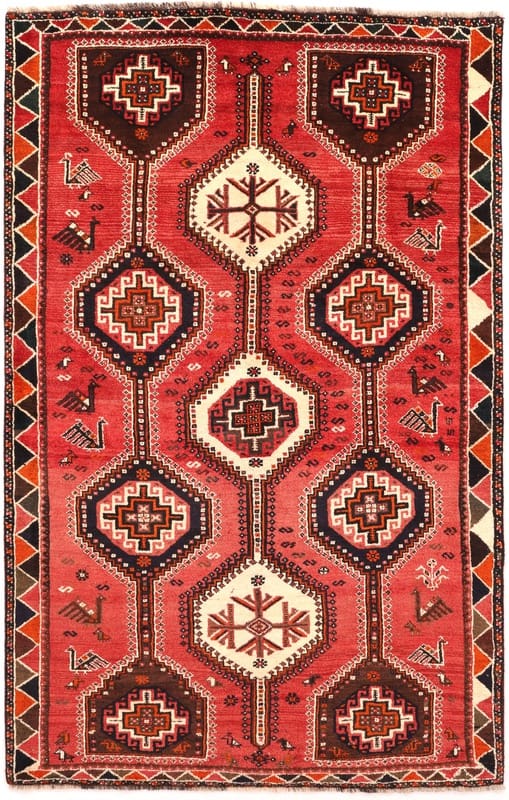 Schiraz Teppich 269x130, handgeknüpft, Wolle, traditionell, Orientteppich