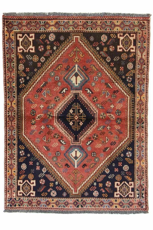 Shiraz Orientteppich 162x118 cm – handgeknüpft, prachtvolles Muster