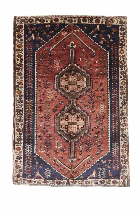 Shiraz Orientteppich 232x161 cm, handgeknüpft, klassisches Muster