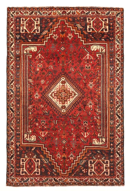 Shiraz Orientteppich 254x166 cm, Ghaschghai, Wolle, handgeknüpft