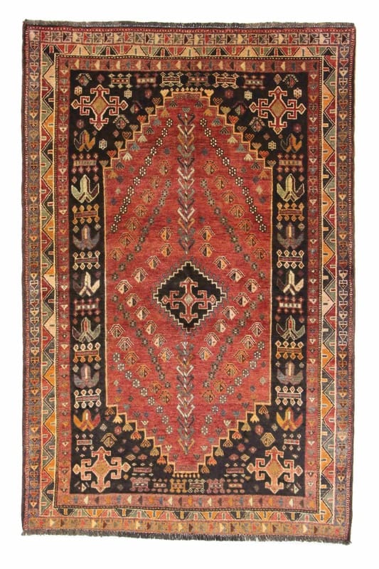 Shiraz Orientteppich 254x166 cm – handgeknüpft, farbenfroh
