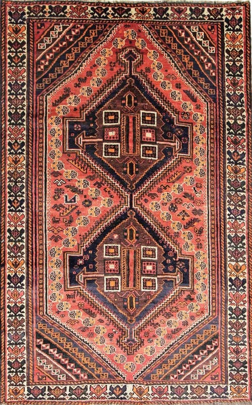 Shiraz Orientteppich 256x161 cm, handgeknüpft, klassisches Muster