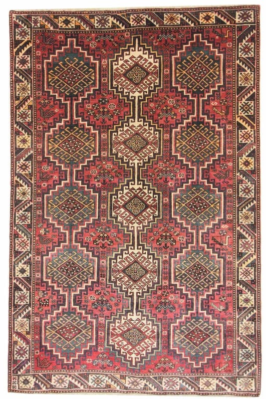 Shiraz Orientteppich 272x177 cm, handgeknüpft, orientalisches Muster