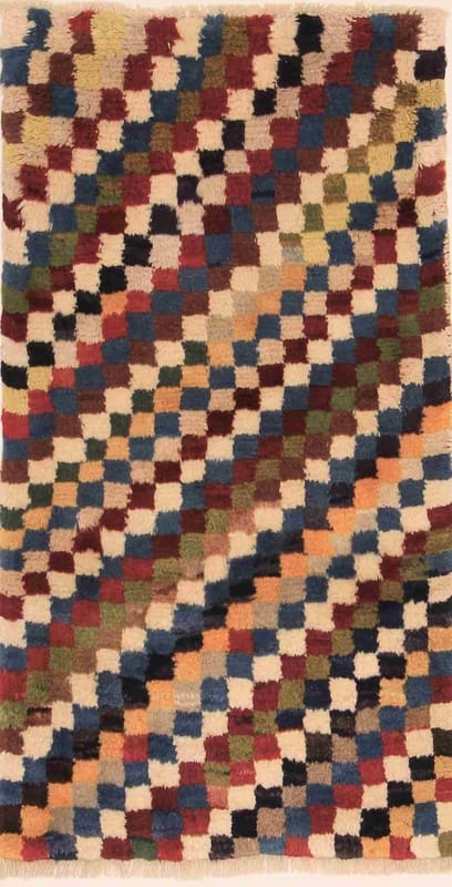 Shiraz Teppich 136x75 cm, Ghaschghai, handgeknüpft, Wolle