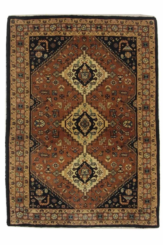 SHIRAZ Teppich 139x98 cm, Ghaschghai-Nomaden, handgeknüpft