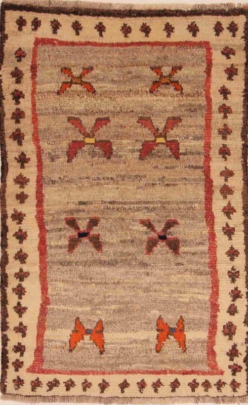 Shiraz Teppich 149x95 cm, Ghaschghai-Design, handgeknüpft