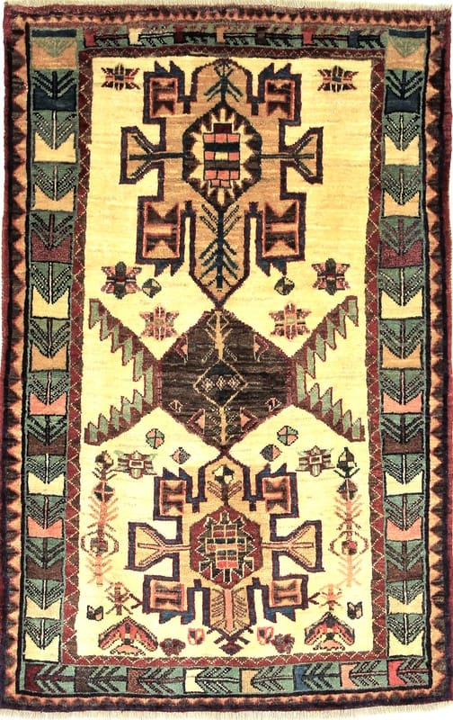 Shiraz Teppich 186x120 cm, Ghaschghai, Wolle, handgeknüpft