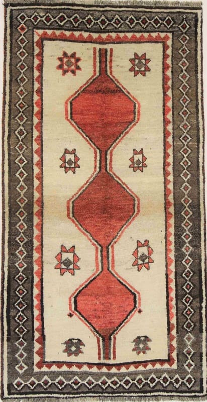 SHIRAZ Teppich 187x98 cm - Hochwertig, handgeknüpft, Perserteppich