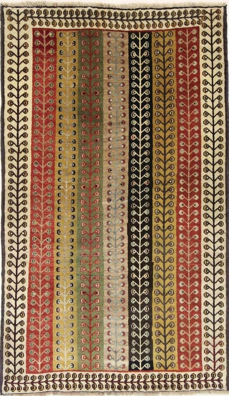 SHIRAZ Teppich 200x119 - Handgeknüpft aus Wolle, Ghaschghai Stil