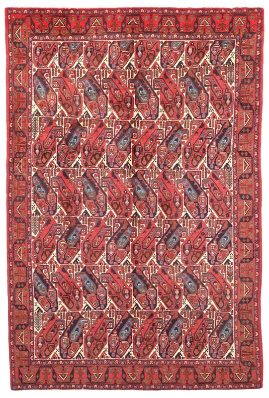 Sirjan Teppich 284x206 cm, hochwertig, Perserteppich, handgeknüpft