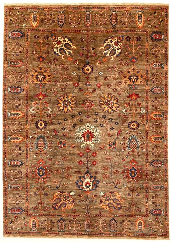 Sultani Orientteppich 245x174 cm – Handgeknüpft, Wolle, Luxusdesign