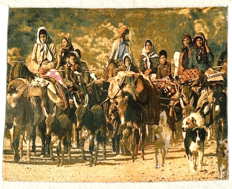 Tabriz 50 Raj Teppich 97x74 cm – Meisterwerk der Handwerkskunst, handgeknüpft