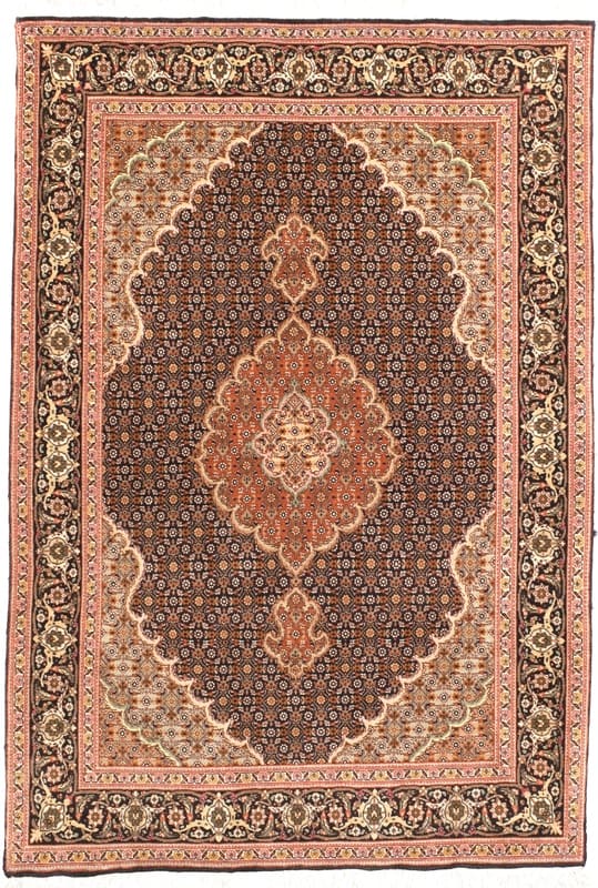 Tabriz 50Raj Teppich 154x101 cm – Eleganter Orientteppich handgeknüpft