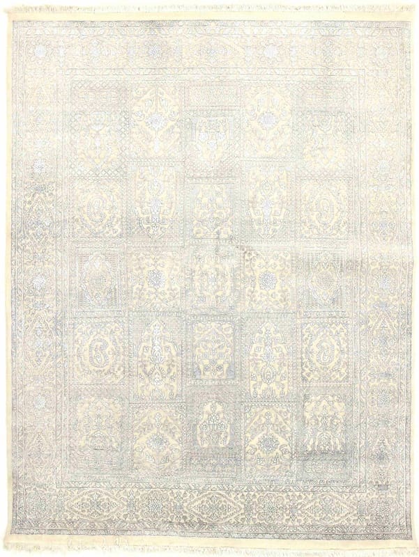 TABRIZ FELDER Orientteppich 242x186 cm - handgeknüpft