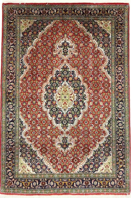 Tabriz Teppich 150x102 cm, 60 Raj, handgeknüpft, Perserteppich