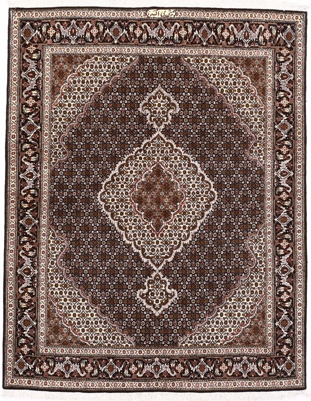 Tabriz Teppich 199x151 cm, handgeknüpft, Perserteppich