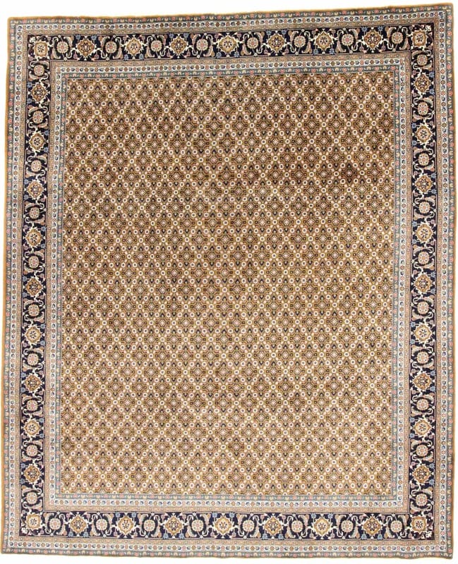 Tabriz Teppich 302x248 cm, 40 Raj, handgeknüpft, Perserteppich