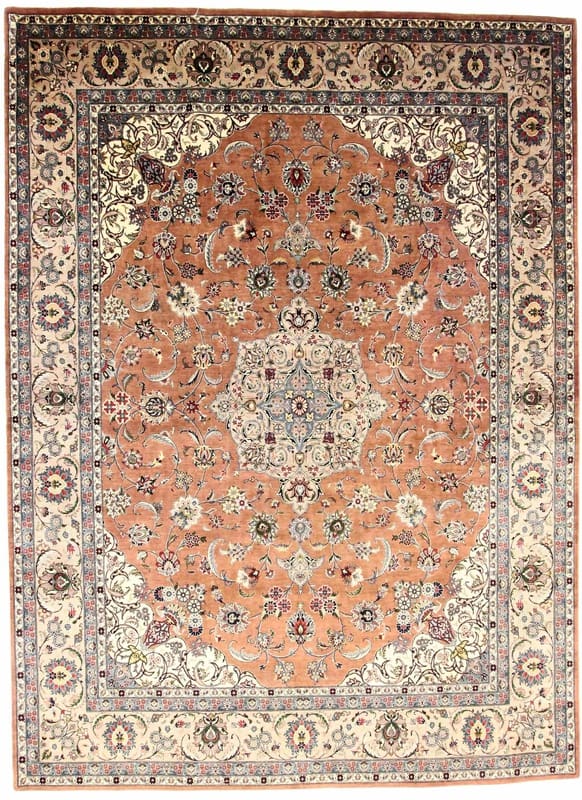 Tabriz Teppich 337x246 cm, handgeknüpft, Perserteppich