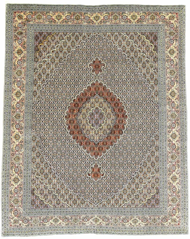 Tabriz Teppich 50 Raj 253x202 cm – Handgeknüpft Orientteppich