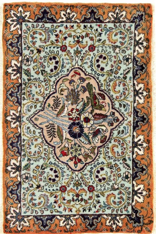 Tabriz Teppich 89x58 cm, handgeknüpft, Perserteppich
