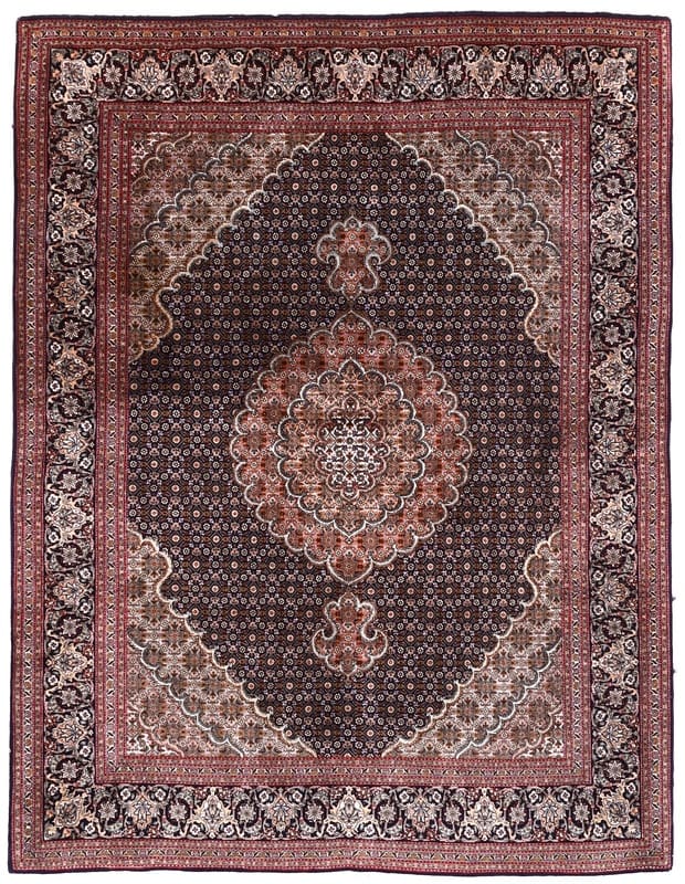 Tabriz50Raj Teppich 202x153 cm – hochwertiger Perserteppich handgeknüpft